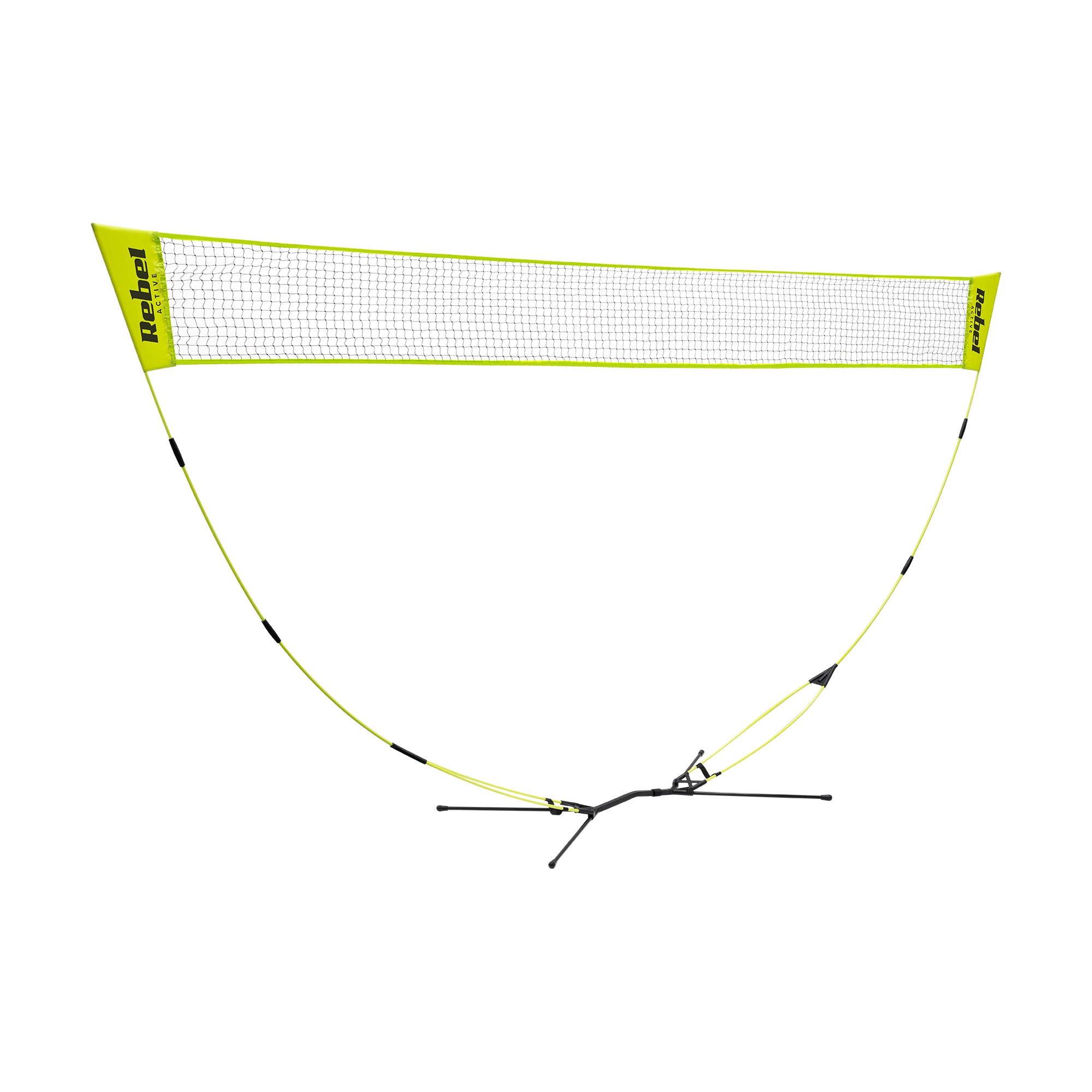 Składana siatka do badmintona siatkówki siatkonogi i innych sportów Rebel