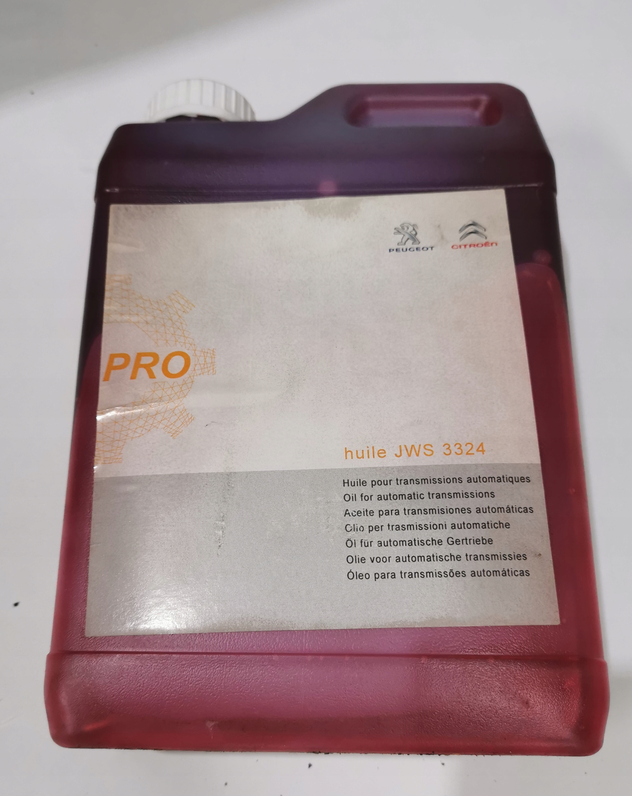 OE PSA OLEJ PRZEKŁADNIOWY ATF JWS 3324 2L