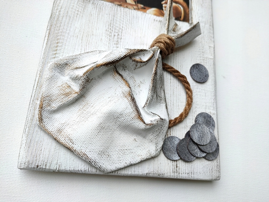 OBRAZ ŻYDA ŻYD LICZĄCY PIENIĄDZE NA SZCZĘŚCIE Marka inna