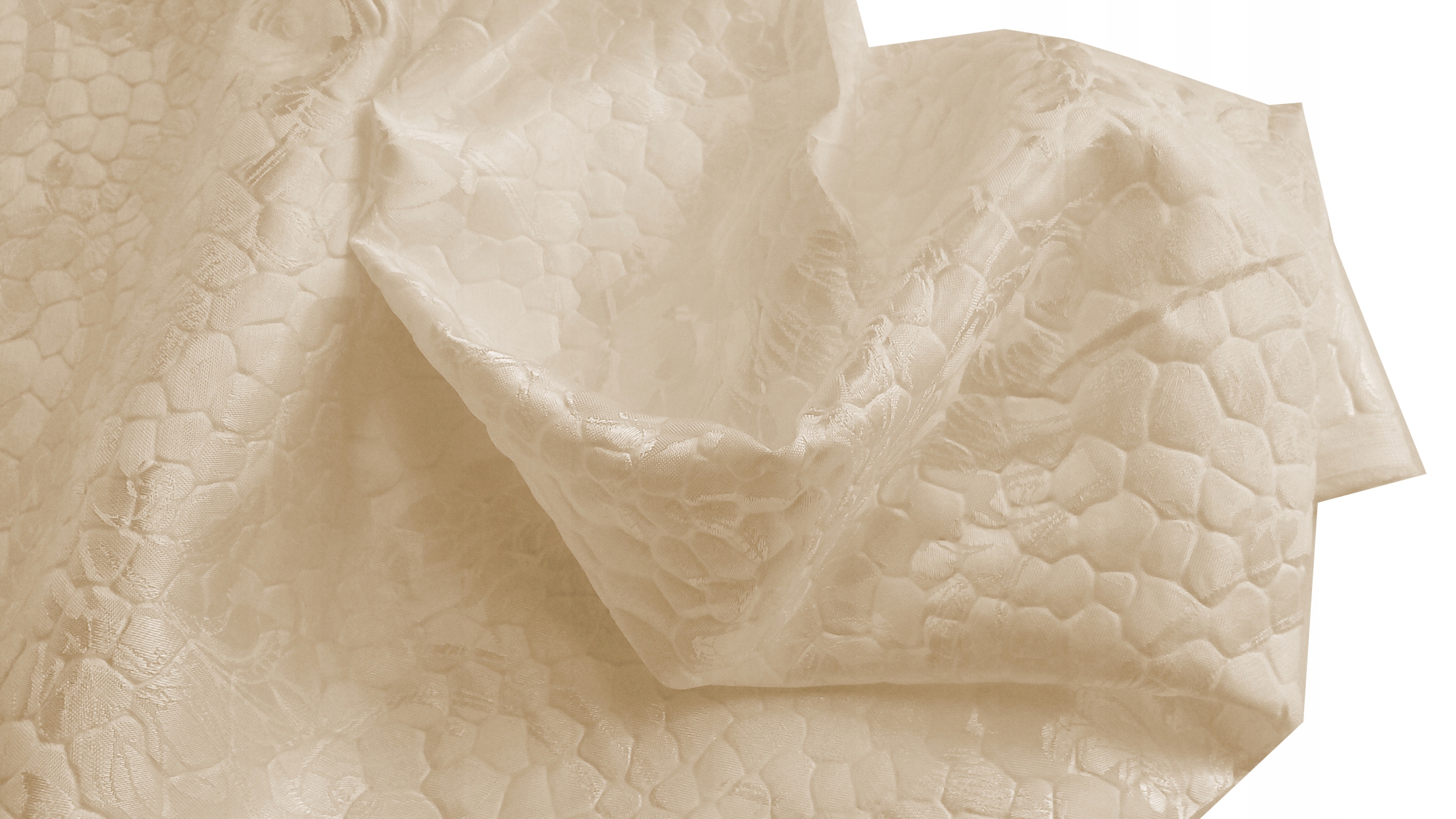 tkanina, materiál na dekoraci, žakár béžová, 1/2 m, kvalita