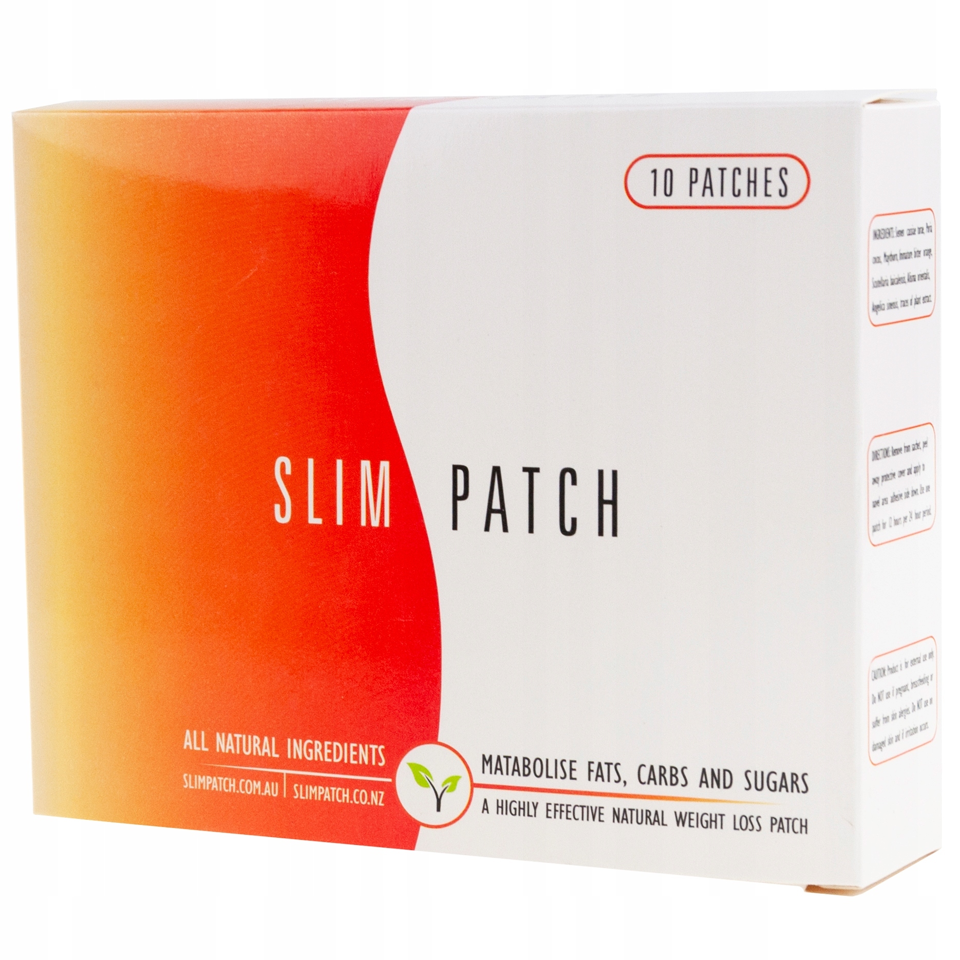PLASTRY ODCHUDZAJĄCE SLIM PATCH NATURALNE 10szt Kod producenta SP49