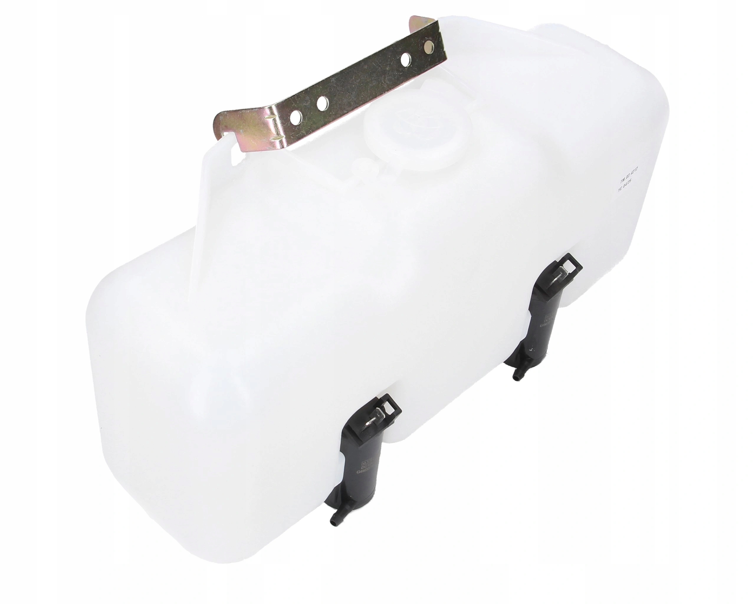 nádrž na kapalinu ostřikovačů traktoru bagru 4 l a dvěma čerpadly 12 V