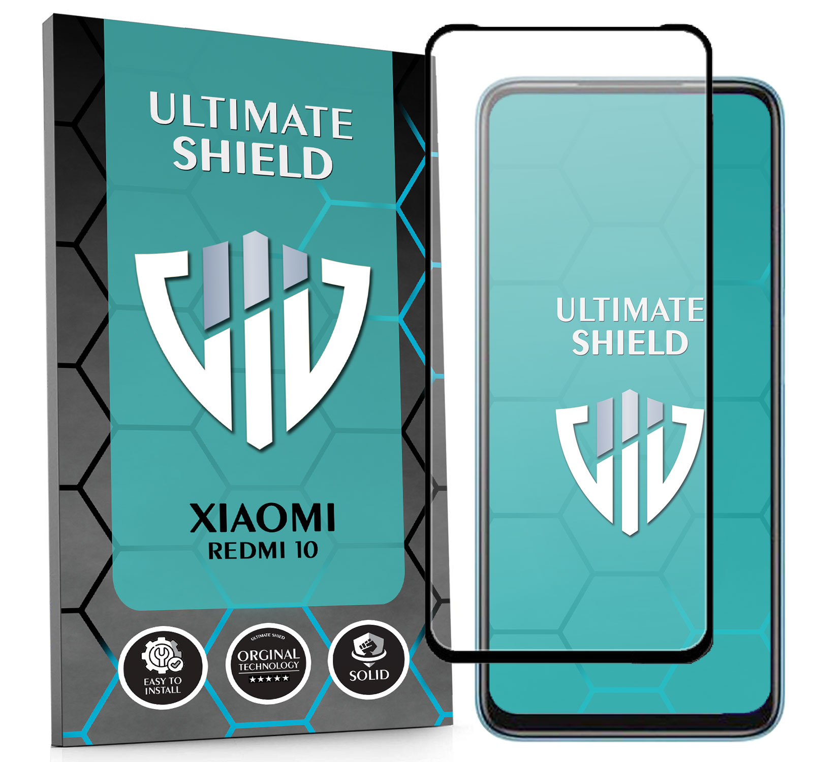 Megapak 5v1 Pancéřové Sklo 5D Rychlé Sklo Pro Xiaomi Redmi 10