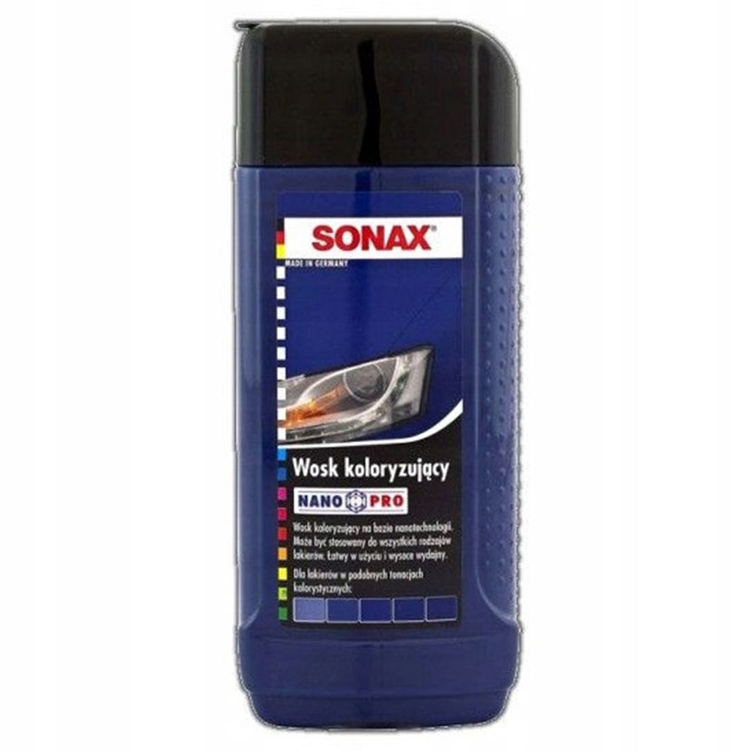 

Sonax Wosk Koloryzujący NanoPro Niebieski 250ml