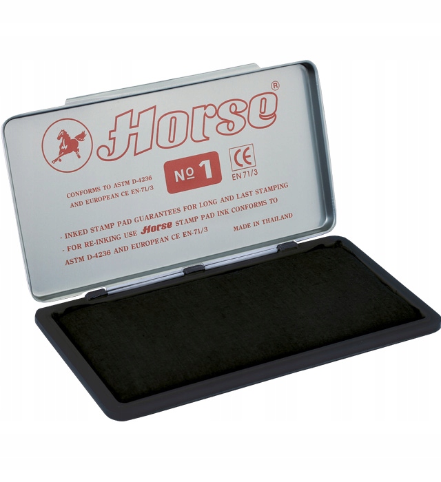Poduszka do stempli HORSE nr 1 150X74mm CZARNA