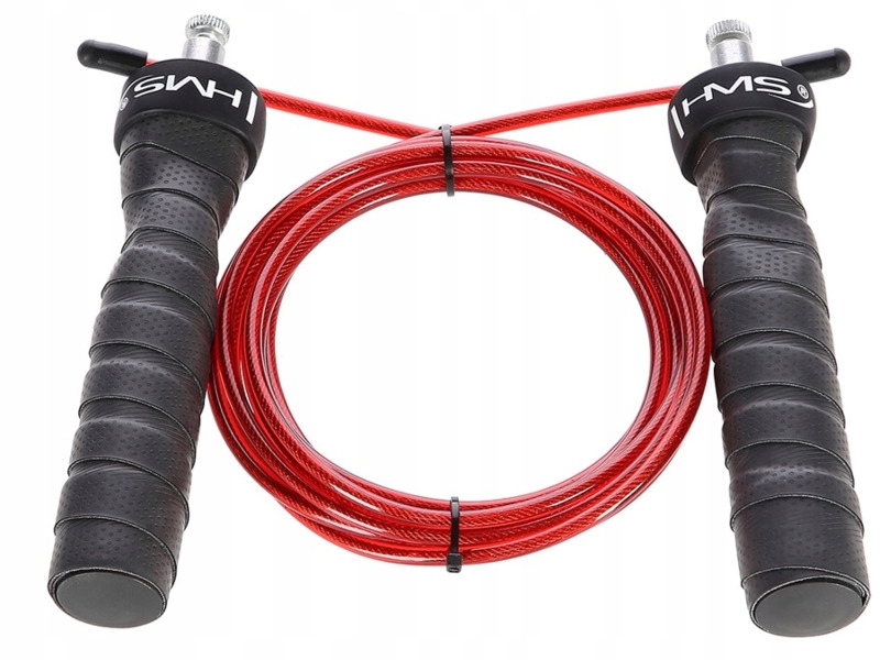SK48 Black/red Skakanka Z Owijką Hms