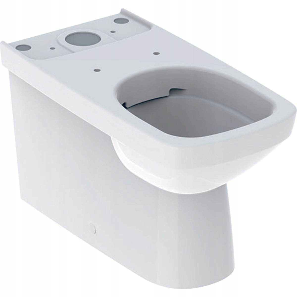 Miska stojąca WC Selnova Square do spłuczki nasadzanej, lejowa, B35 cm, H40