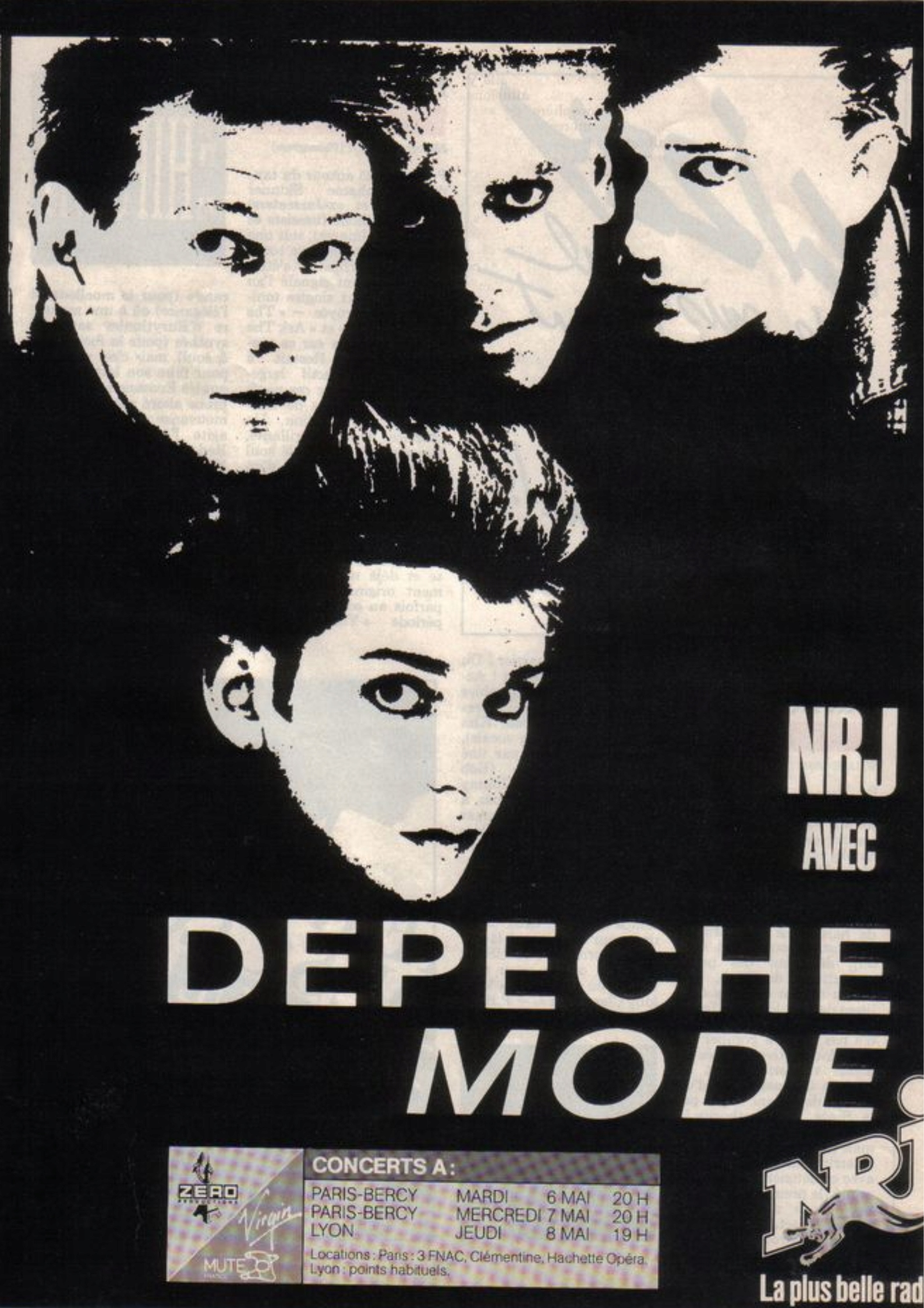 Plakat 50x70 cm Depeche Mode