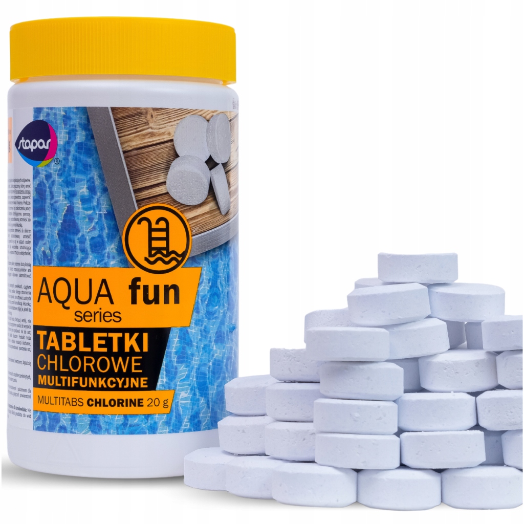 

Tabletka Chlorowa Multifunkcyjna 20G Do Basenu 1KG
