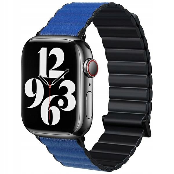 Beline pasek Apple Watch Magnetic Pro 38/40/41mm czarno/niebieski box