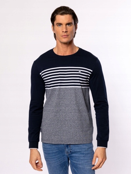 Tričko tričko s dlouhým rukávem Heavy Tools Clivo Mikina XXL