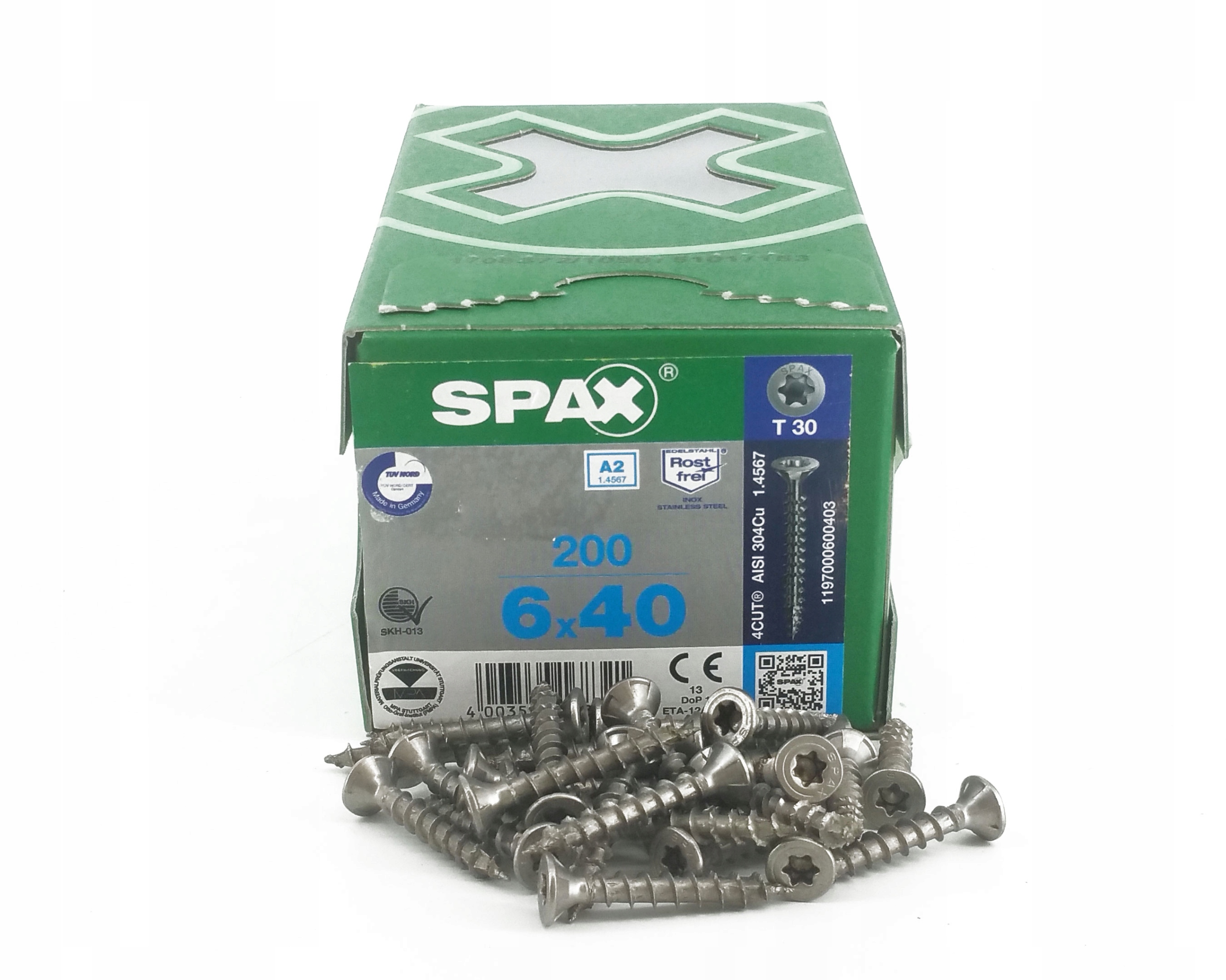 Šroub Do Dřeva A2 (200) Tx 6.0*40 MM