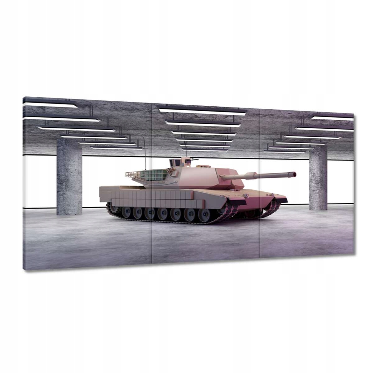 Obrazy 180x90 Ťažký tank na parkovisku