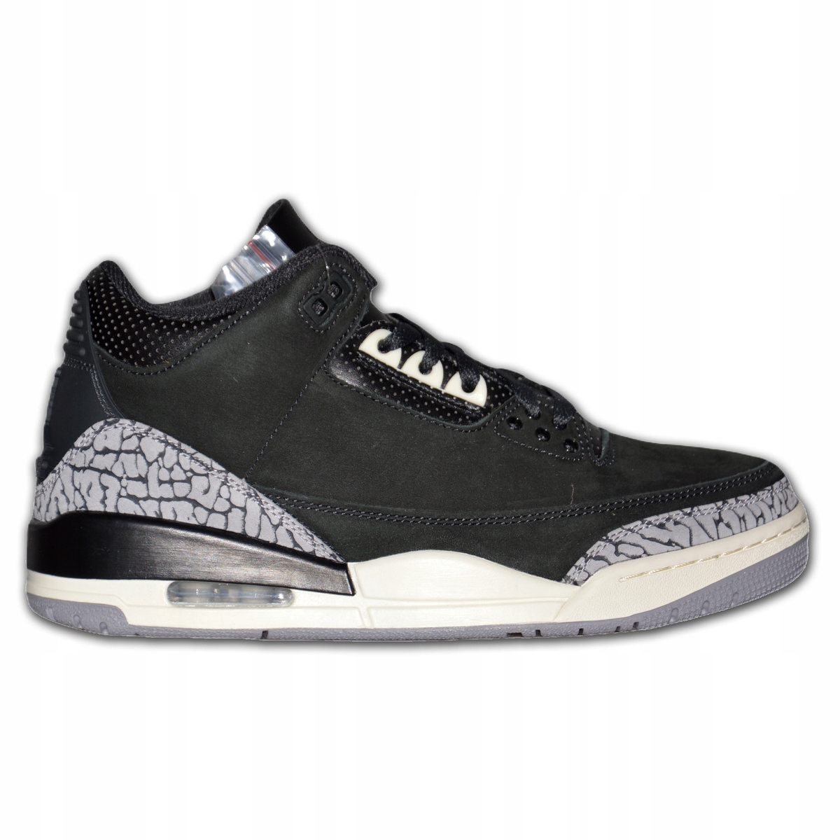 Buty Sportowe Air Jordan 3 Retro Off Noir czarne męskie damskie