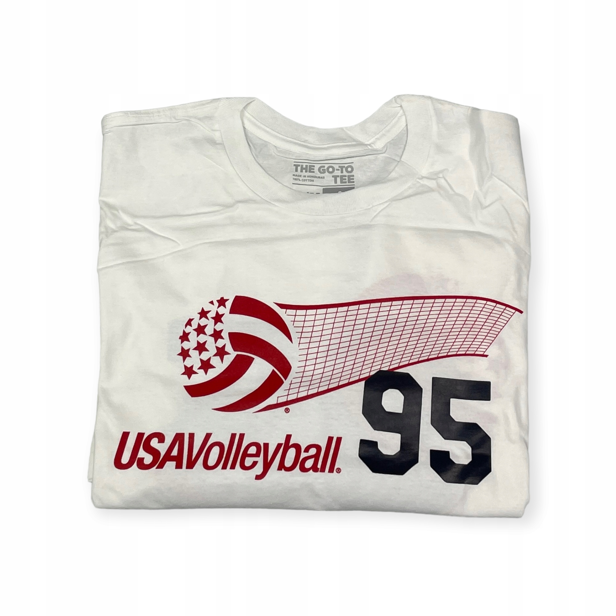 Koszulka męska biała ADIDAS VOLLEYBALL USA M 95 Rozmiar M