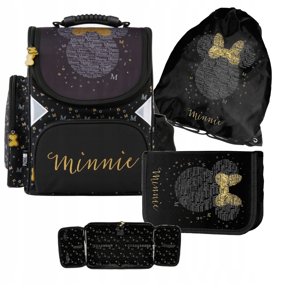 ZESTAW SZKOLNY Z 3-ELEMENTÓW DLA DZIEWCZYNKI MYSZKA MINNIE DM24CC PASO