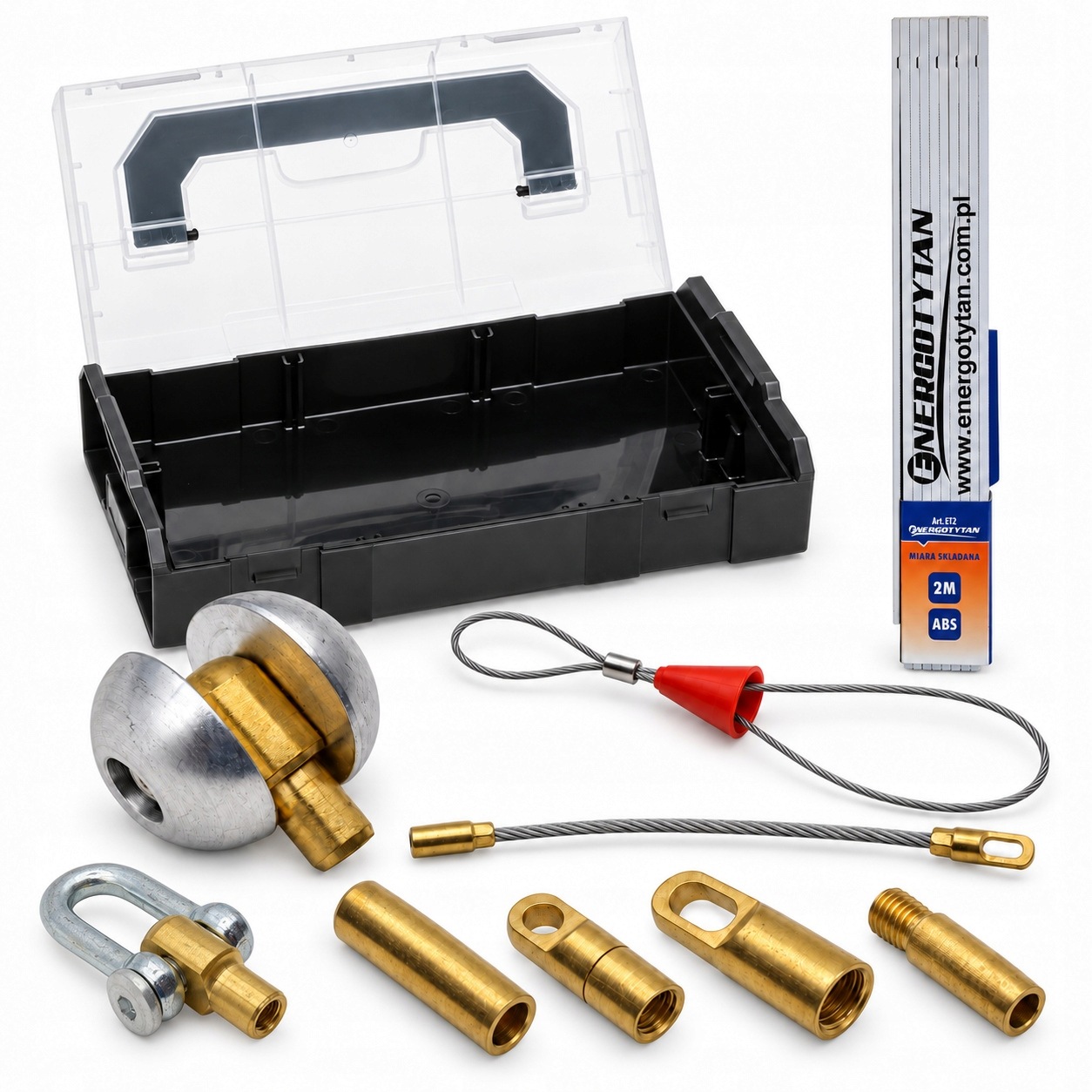 Příslušenství pro sklolaminát Stalka Pro Kabely 4,5 a 6 mm Kufříkový Set