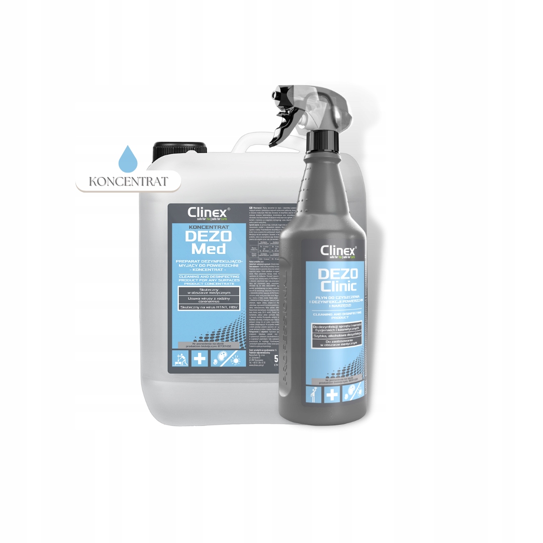 Zestaw Clinex Dezynfekcja powierzchni i narzędzi, 6 l