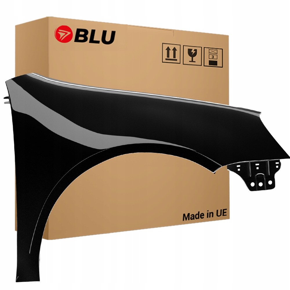 Blu Blatník Vw Golf V 5 LC9X pravý černý 03-09 přední hatchback pozink