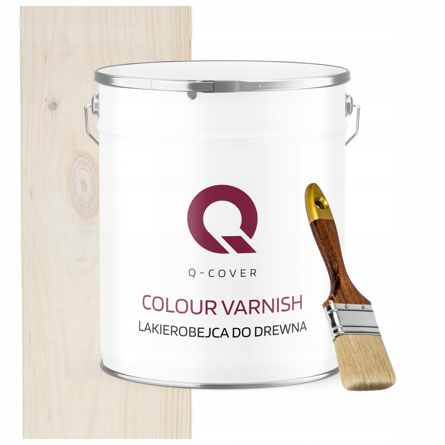 Lakovník Na Dřevěné Prvky Výkonný 3V1 Bílý Satén 5L Dárek