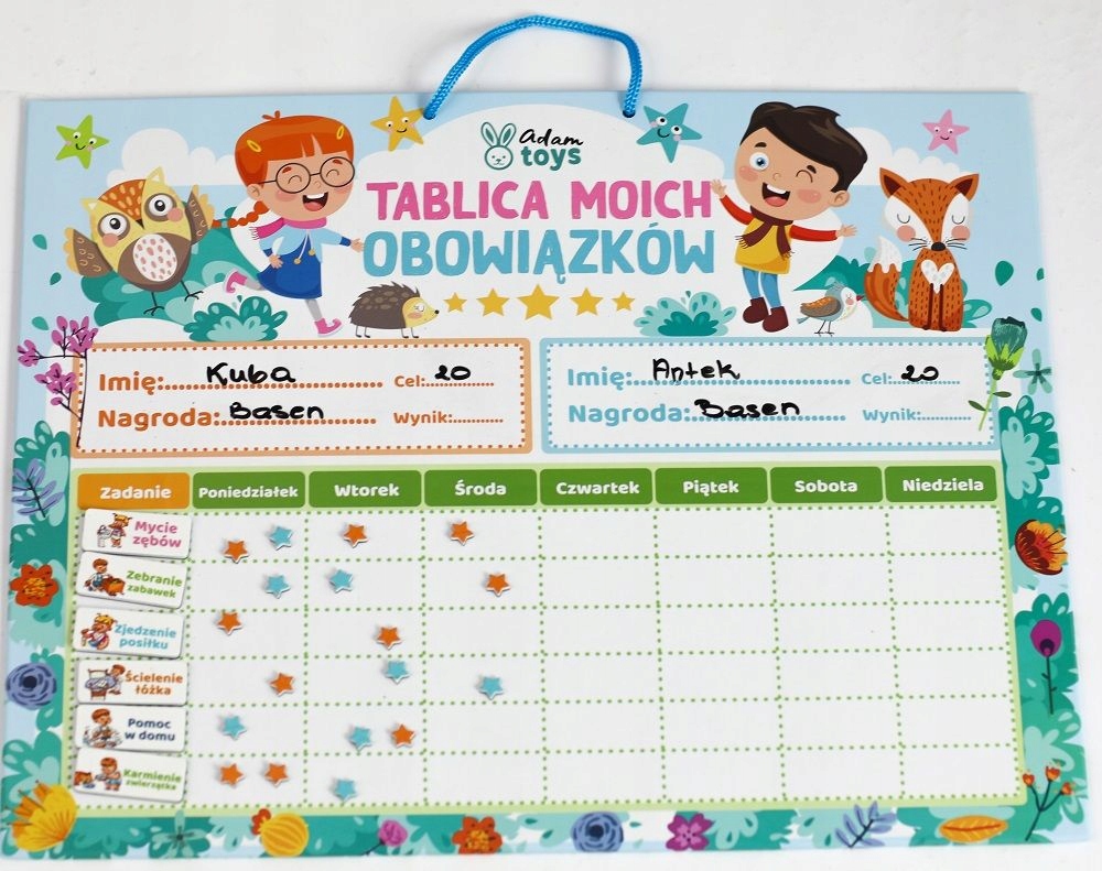 

Magnetyczna Tablica Obowiązków Dobrego Zachowania