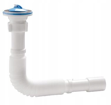 

Syfon Umywalkowy Elastyczny Rura Sitko Metalowe