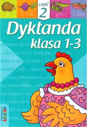 Zestaw 5x Dyktanda Klasa 1-3 ISBN 9788363126636