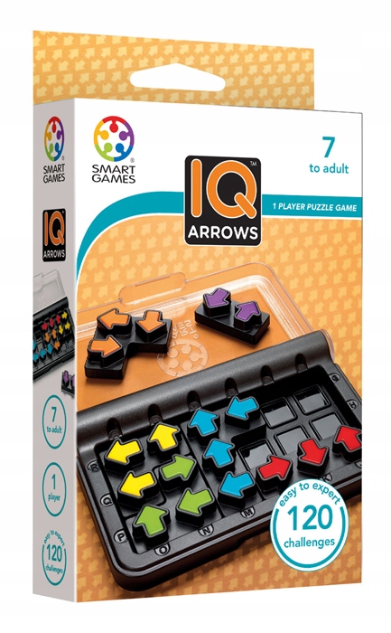 Smart Games Gra Logiczna Iq Arrows 120 zadań