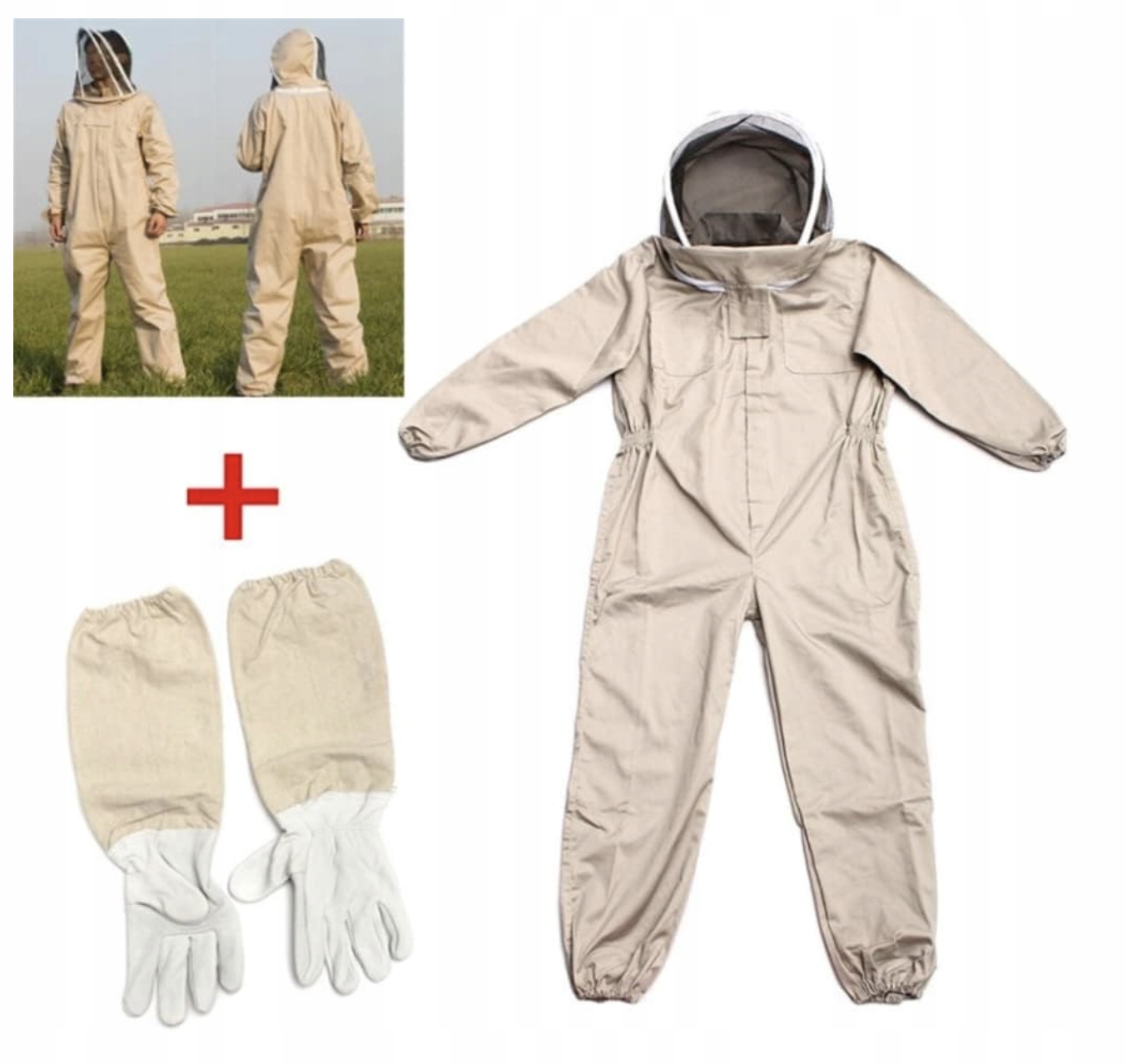 Kombinéza Včelařská S Maskou Plná vel. XL