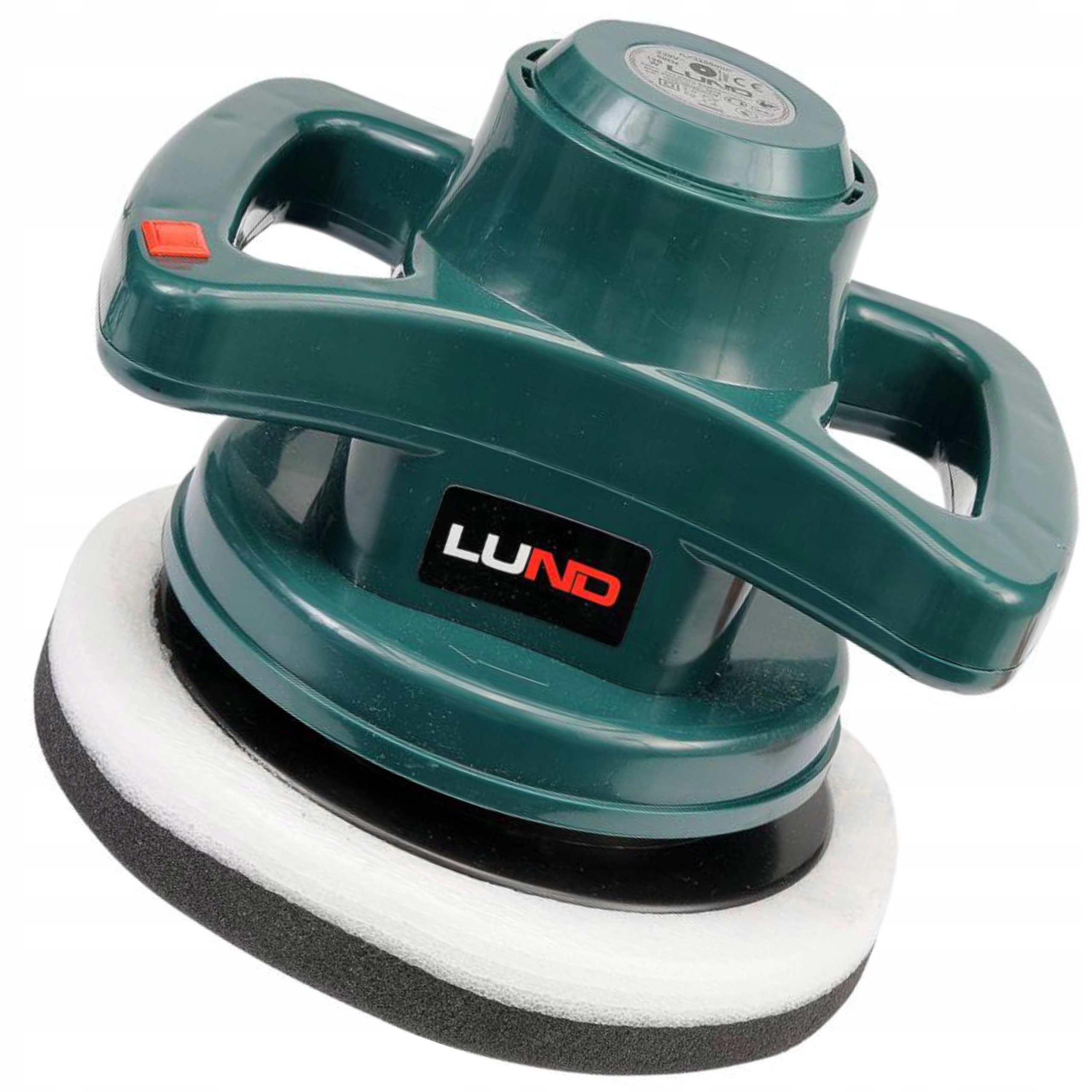 SZLIFIERKA POLERKA SAMOCHODOWA DWURĘCZNA 120W 240MM 3200 MIN/OBR IP20 LUND Zasilanie sieciowe