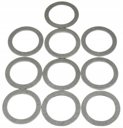 Podkładki Dystansowe 28x40x0,1 mm 10szt Podkładka Dystansowa Din 988 Stal
