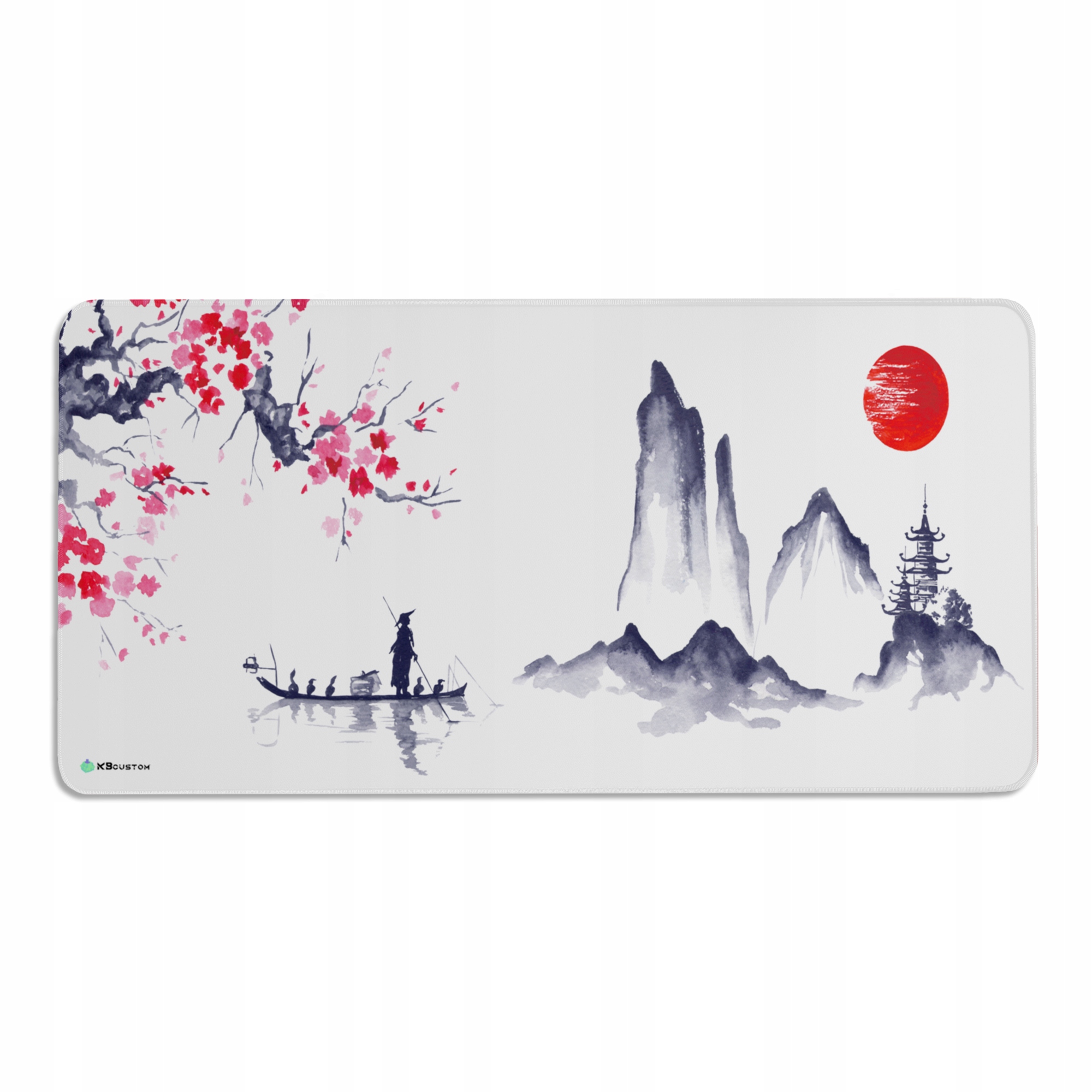 Velká Podložka Pod Myš Myš 100x50 XXXL KBcustom Psací stůl Flower 48