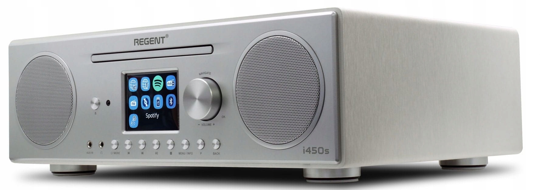 Radio Internetowe WiFi FM DAB+ Odtwarzacz CD Ferguson i450s Spotify 2x 15W Radio DAB FM internetowe