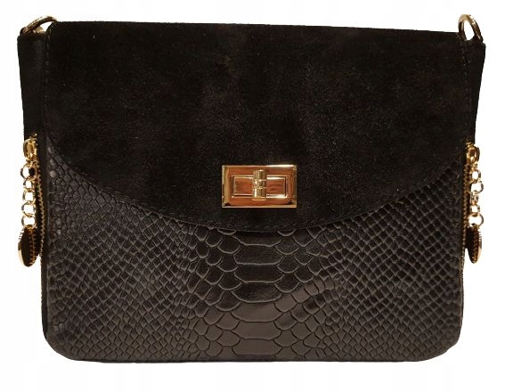 

Torebka listonoszka Włoska skóra