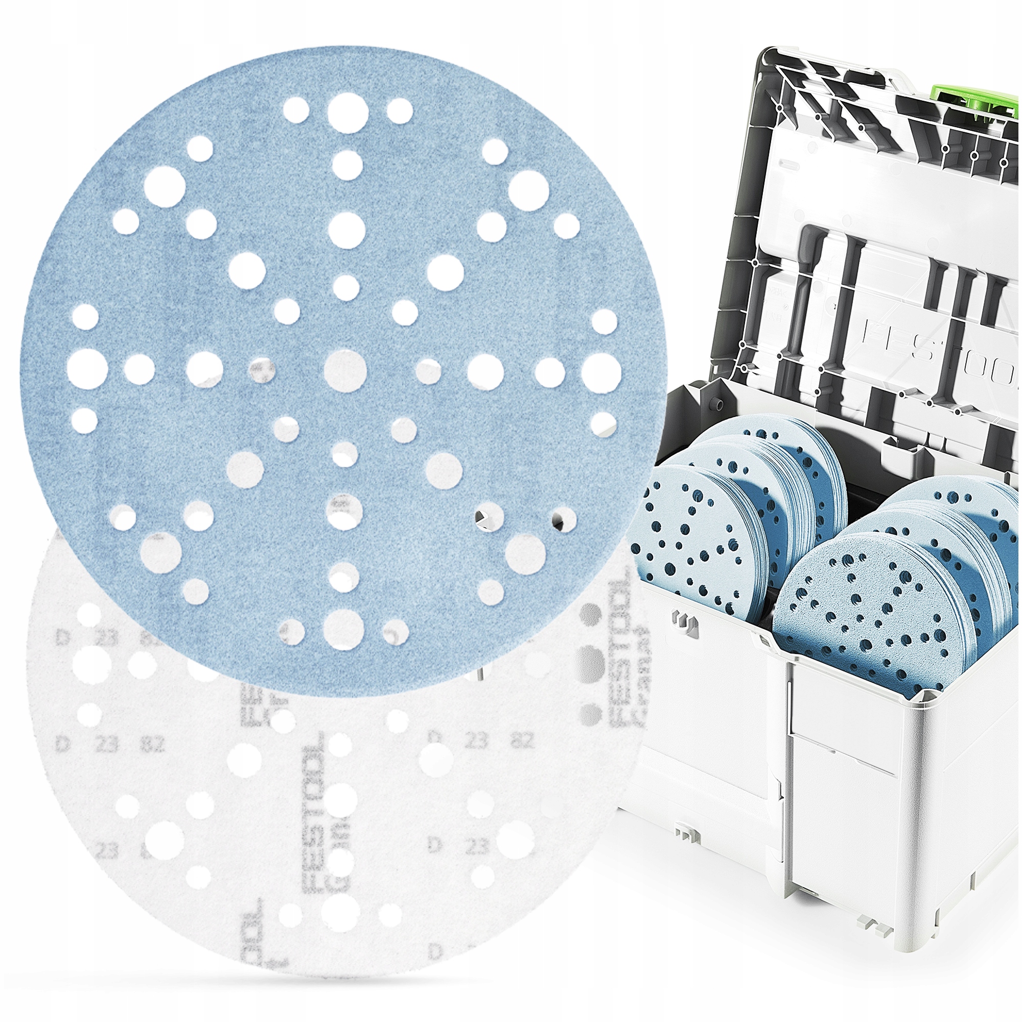 120 x Disky Brúsny papier Festool Repík Brúsky D150 Systainer