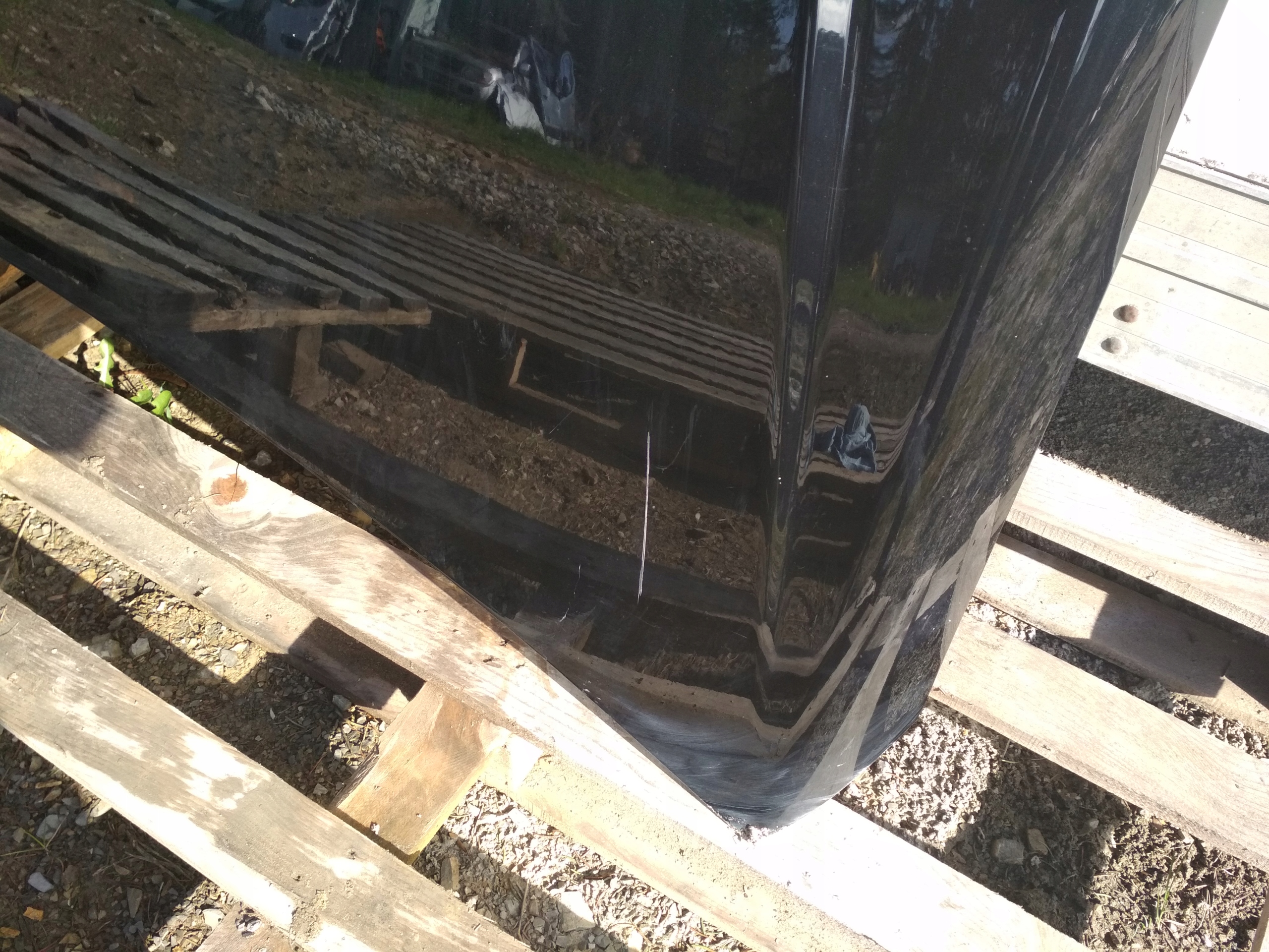 MERCEDES C W204 bonnet black