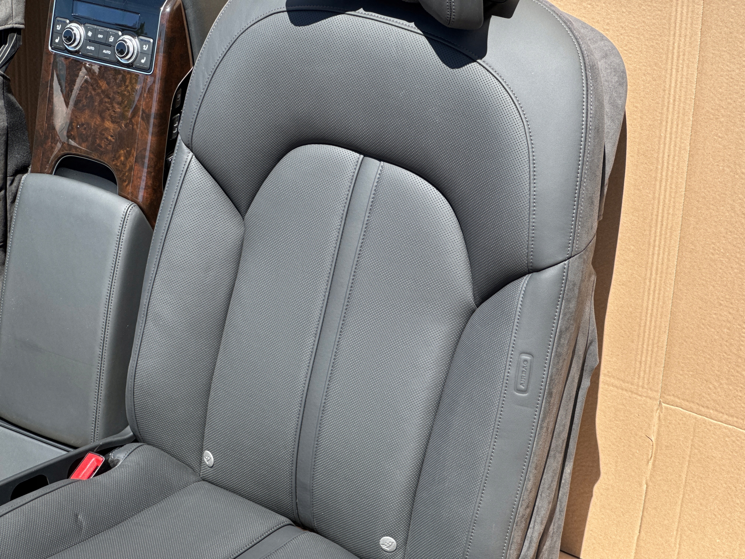 Audi A8 D4 Sitz Sitze schwarze wentylowane z masazem komplet