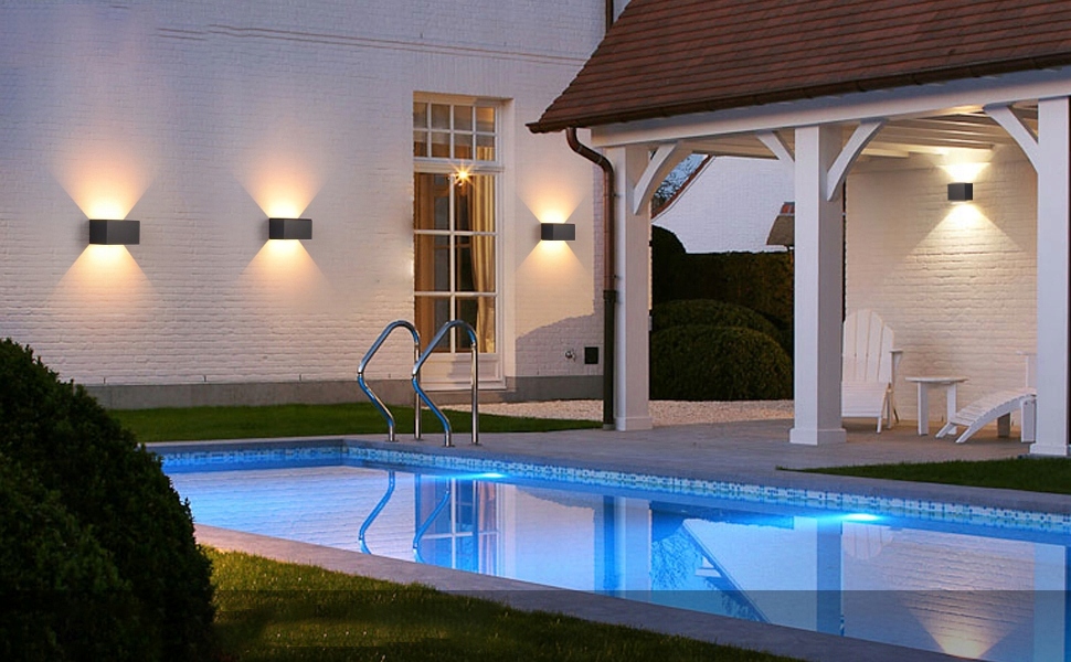 KINKIET LED WEWNĘTRZNY/ZEWNĘTRZNY IP65 WODOODPORNY Długość/wysokość 20 cm