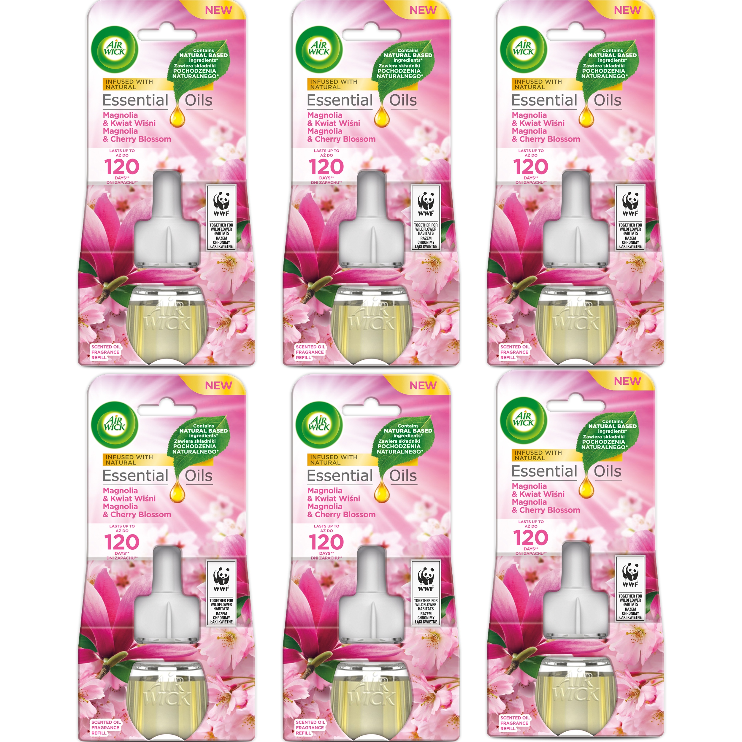 

Air Wick Odświeżacz Elek Magn i Kwia 6*19ml Zapas