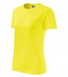 

Klasyk koszulka damska Basic Malfini cytrynowy 2XL