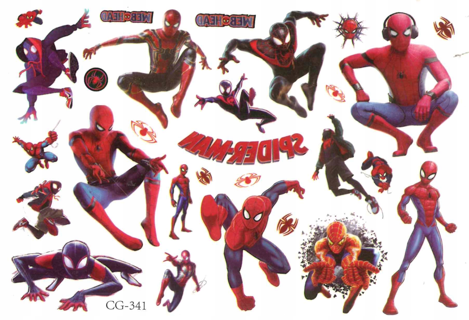 

Tatuaż zmywalny dla dzieci Spider-man CG341