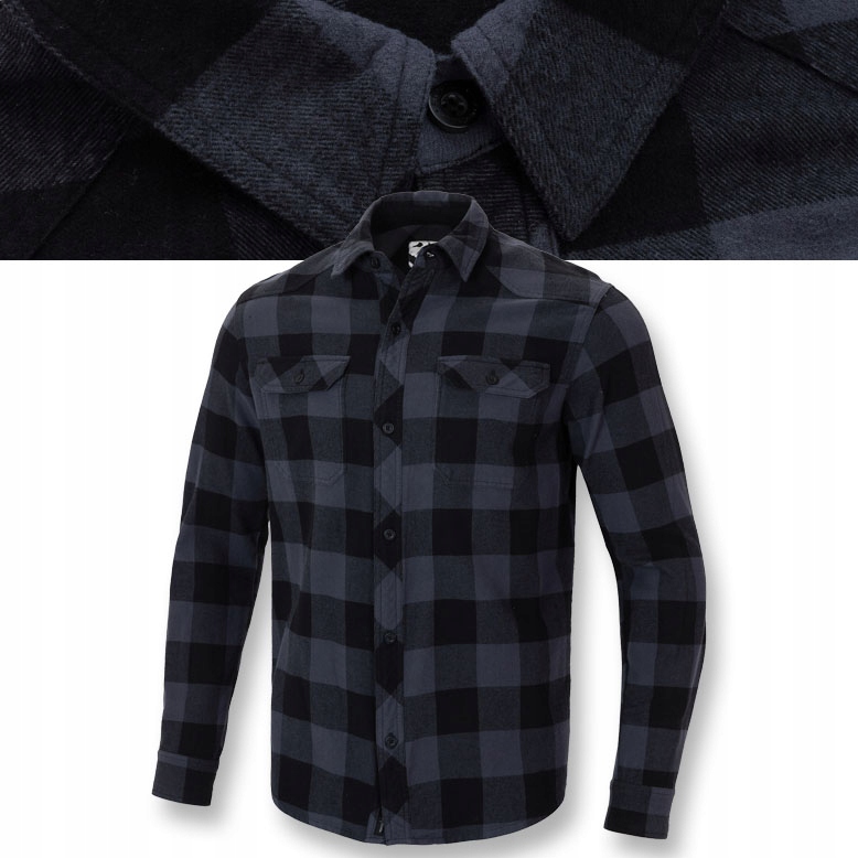 Pánská flanelová košile Pitbull Klasická kostkovaná košile Mitchell