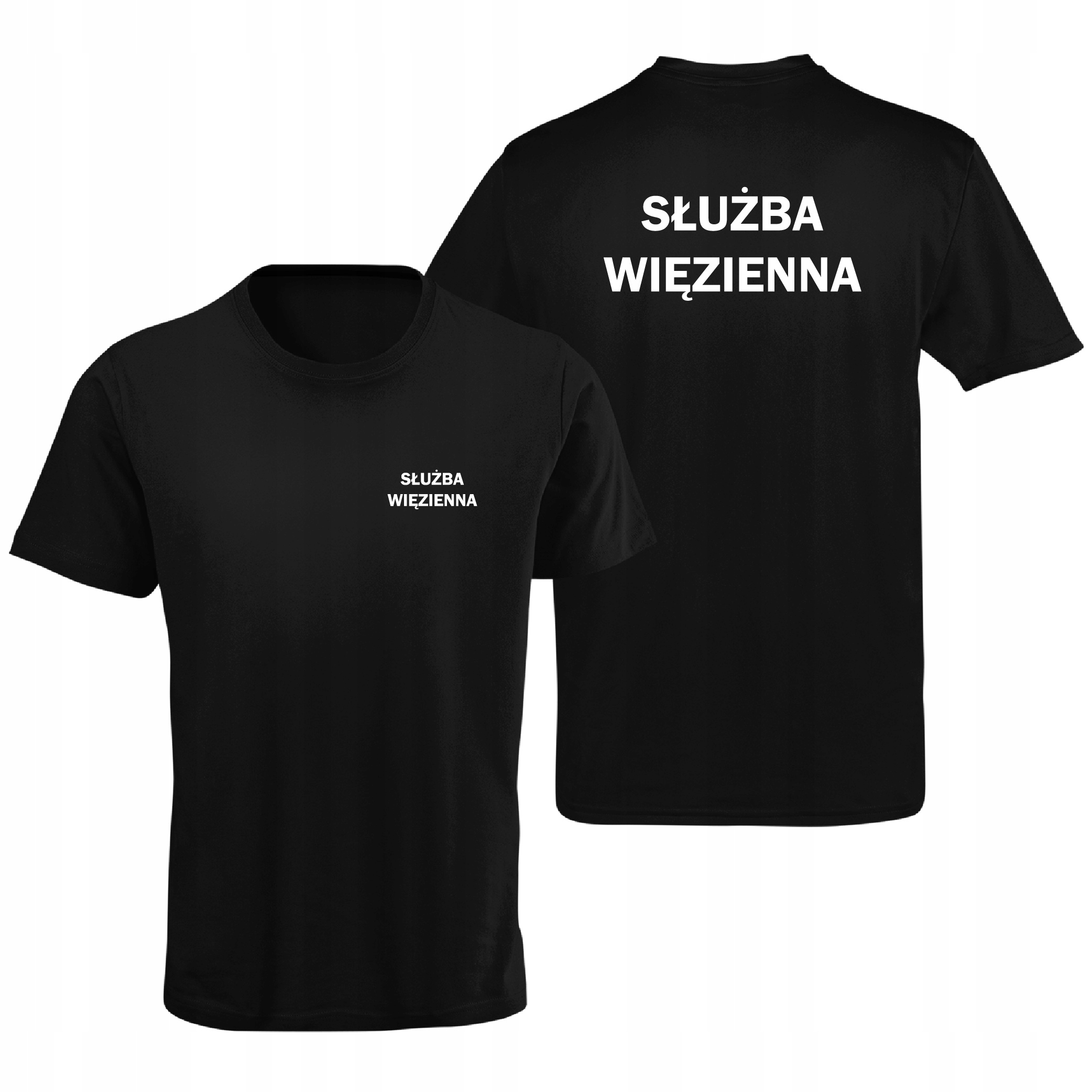 

Koszulka Bawełniana Z Nadrukiem Służba Więzienna
