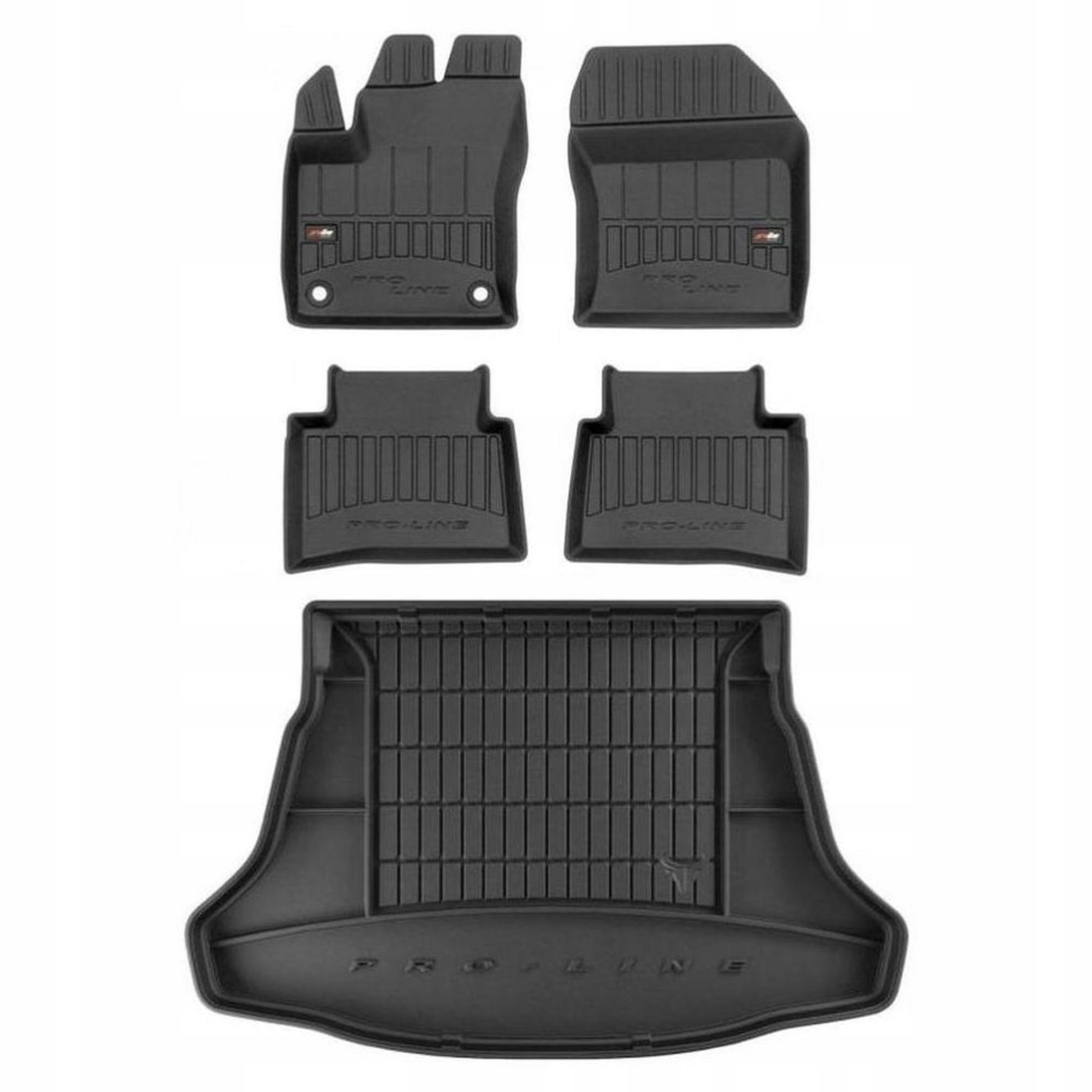 Gumová sada 3D koberčekov a rohoží Toyota Prius IV 2015-2023 Liftback, bez re