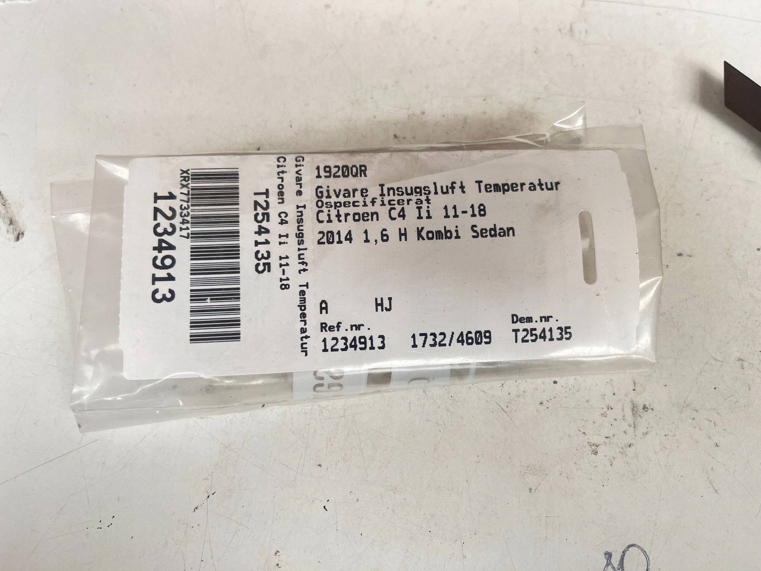 Capteur MAP CITROEN C3 1920QR @A