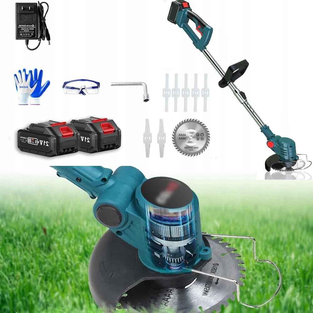 Mini Set Nůžky Na Trávy 21V 900W 2000MAH 2AKU Výkonné