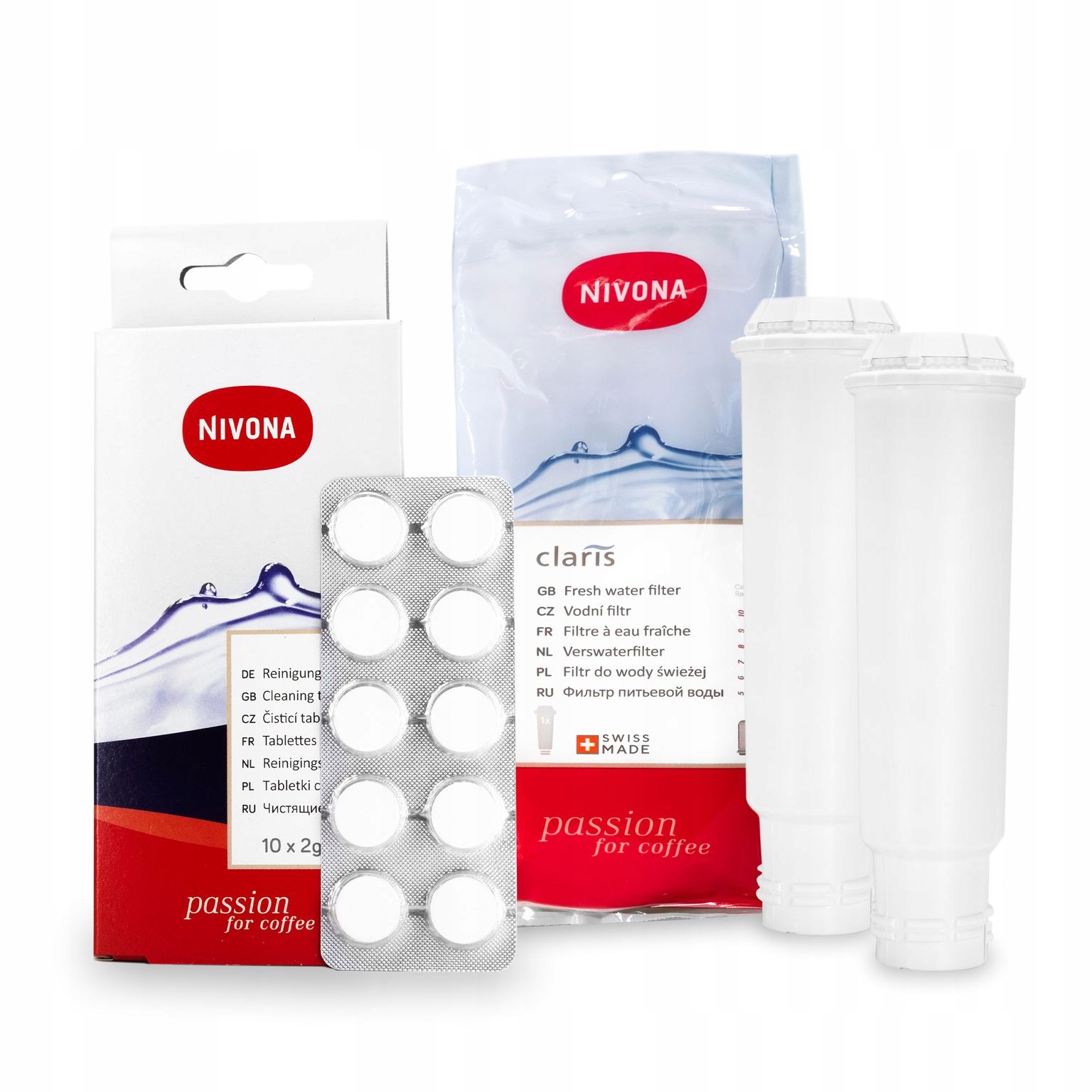 x2 Filtr Čisticí tablety pro kávovar Nivona