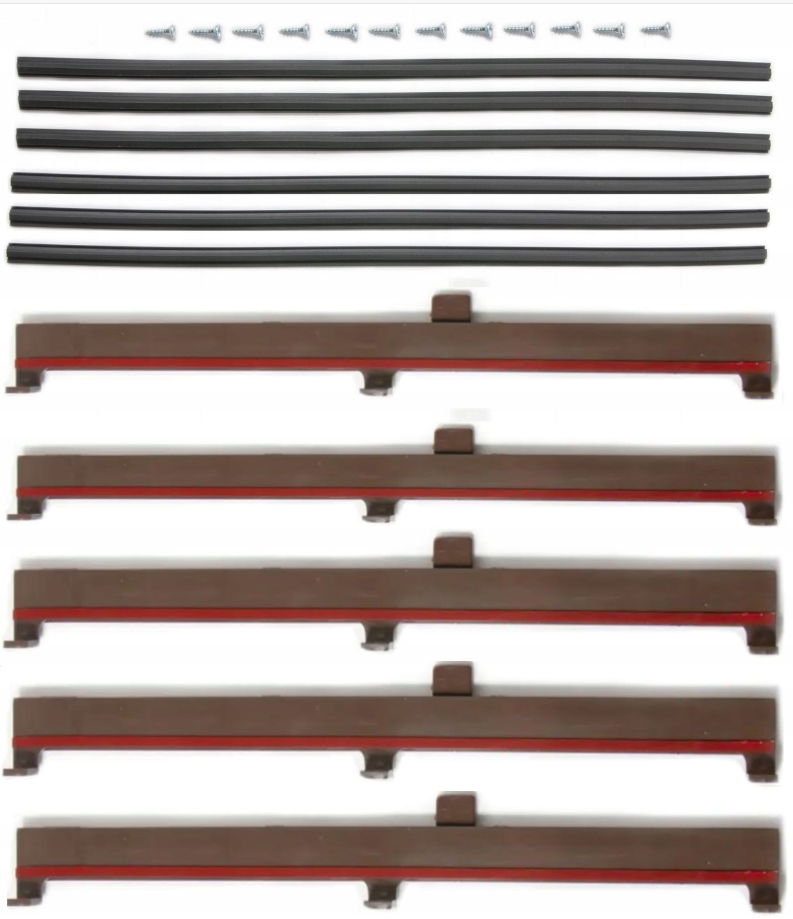 Okenní ventilátor Bez Frézování New Air Comfort box na okna barva hnědá 5ks