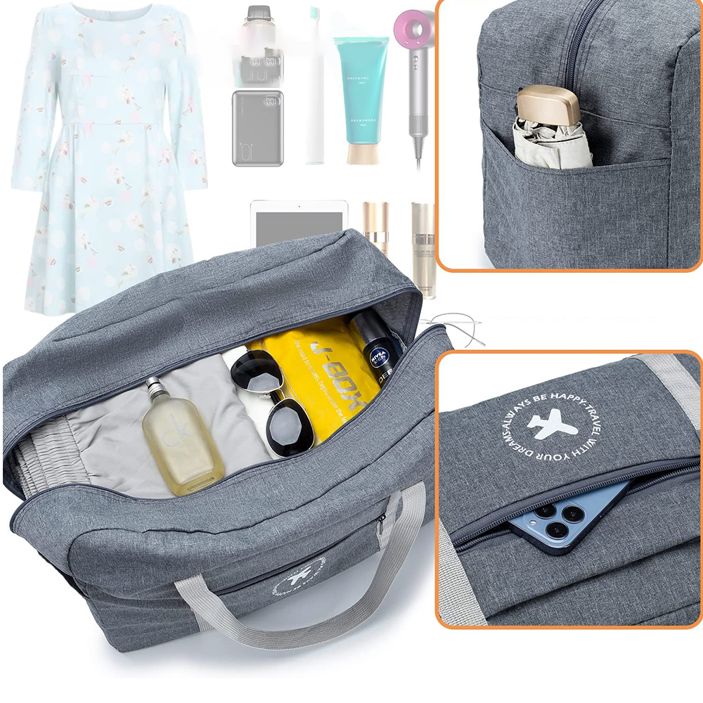 TORBA PODRÓŻNA SPORTOWA SKŁADANA LEKKA 40×20×25cm Długość paska 1 cm