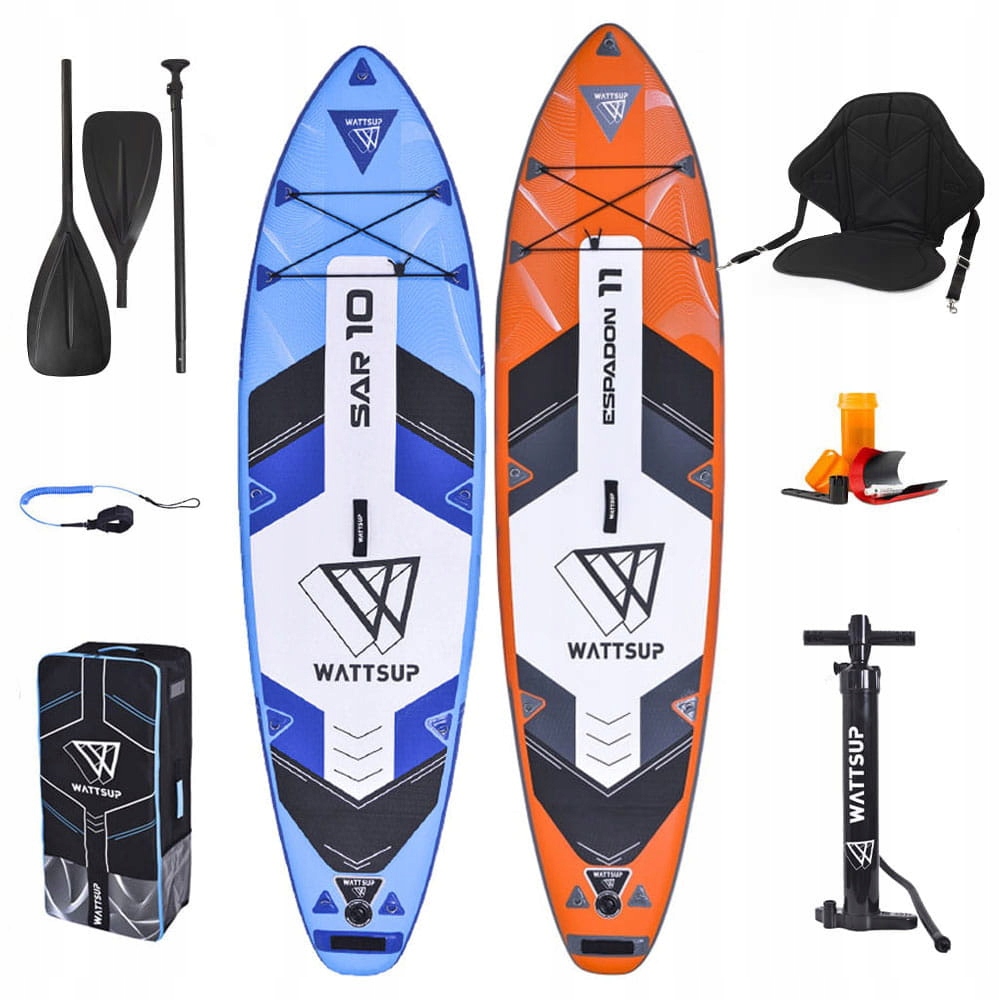 Zestaw SUP dla dwojga WattSup SAR i ESPADON